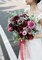 25pcs Silk Fake Flowers Roses for DIY Wedding Bouquets Burgundy Centerpieces